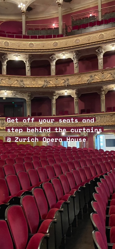 Behind the Scenes @ Zurich Opera&nbsp;House
